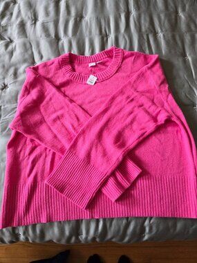 BNWT Pink Gap Oversized Sweater - size XL. Never worn!